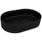 Ruvati 23-inch Matte Black epiStone Solid Surface Modern Bathroom Vessel Sink RVB2550BK - alternate 4